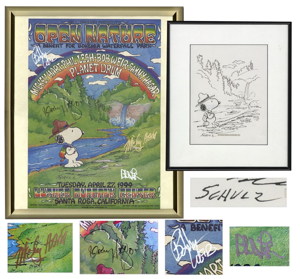 Grateful Dead Peter Max signed poster