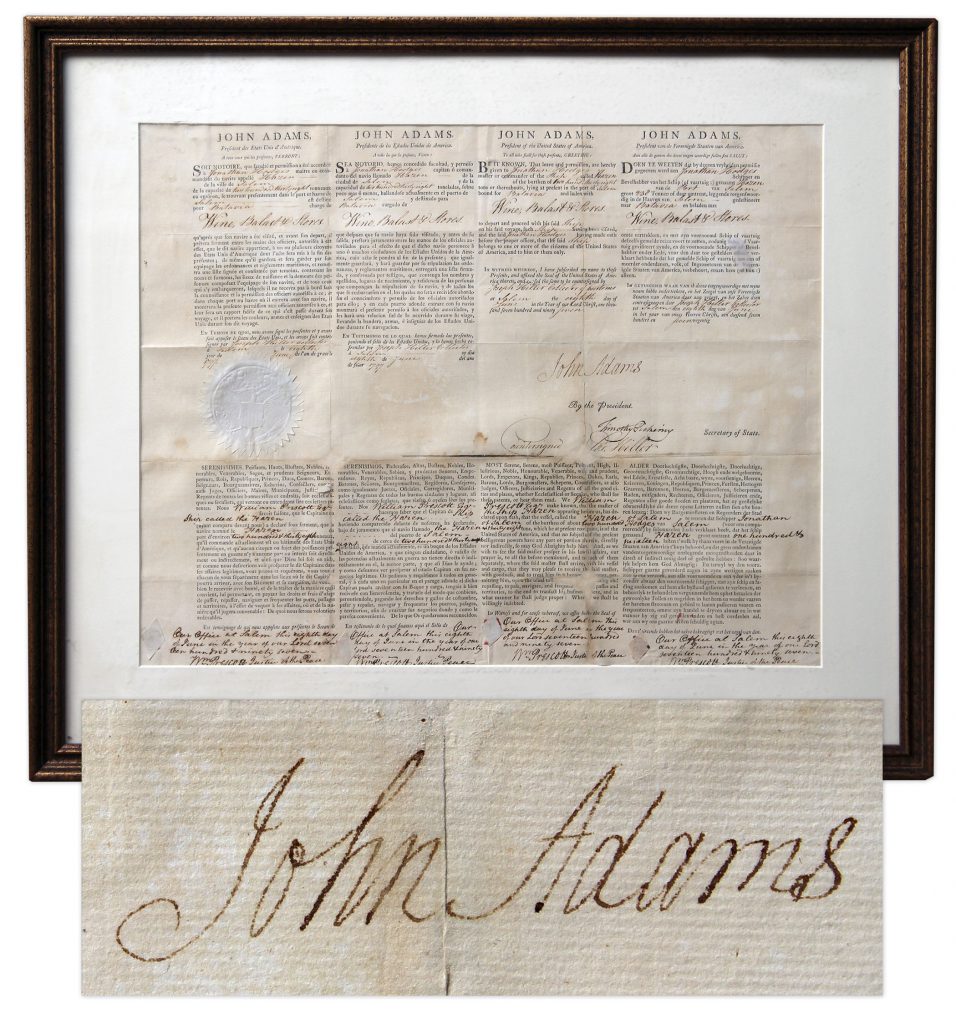 West Florida Governor John Eliot autograph