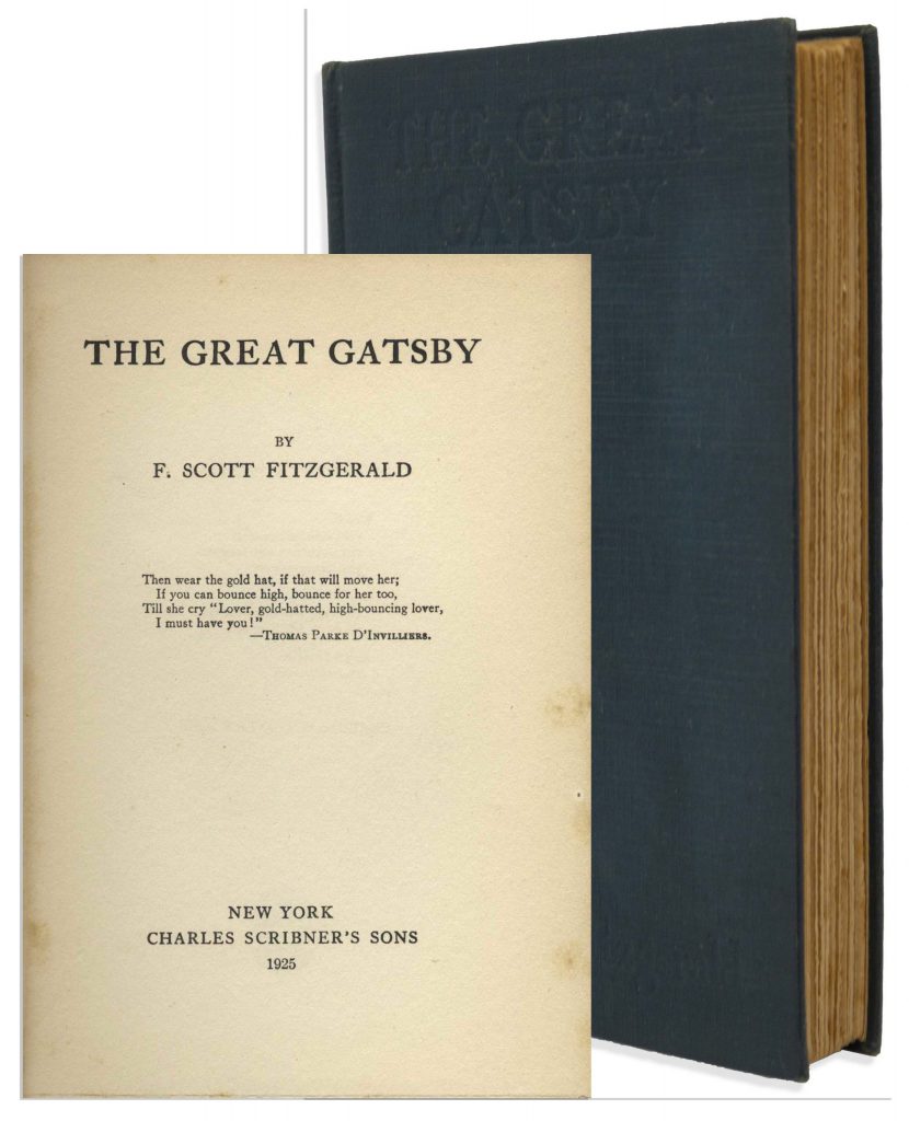 F Scott Fitzgerald Damned 1st edition 3rd pr signed
