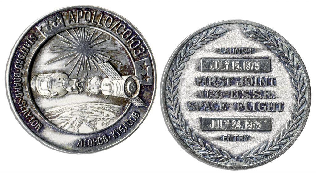 Apollo Soyuz Robbins Unflown Medal 