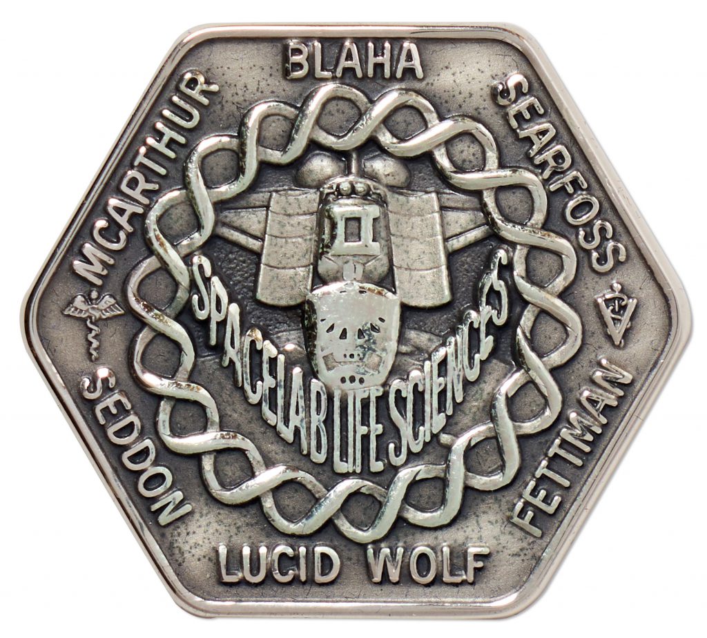 STS-58 Flown Robbins Medal 