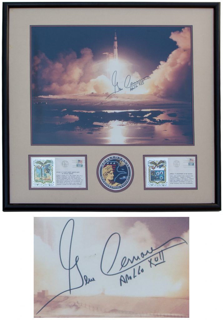 Gene Cernan 16" x 20" signed photo