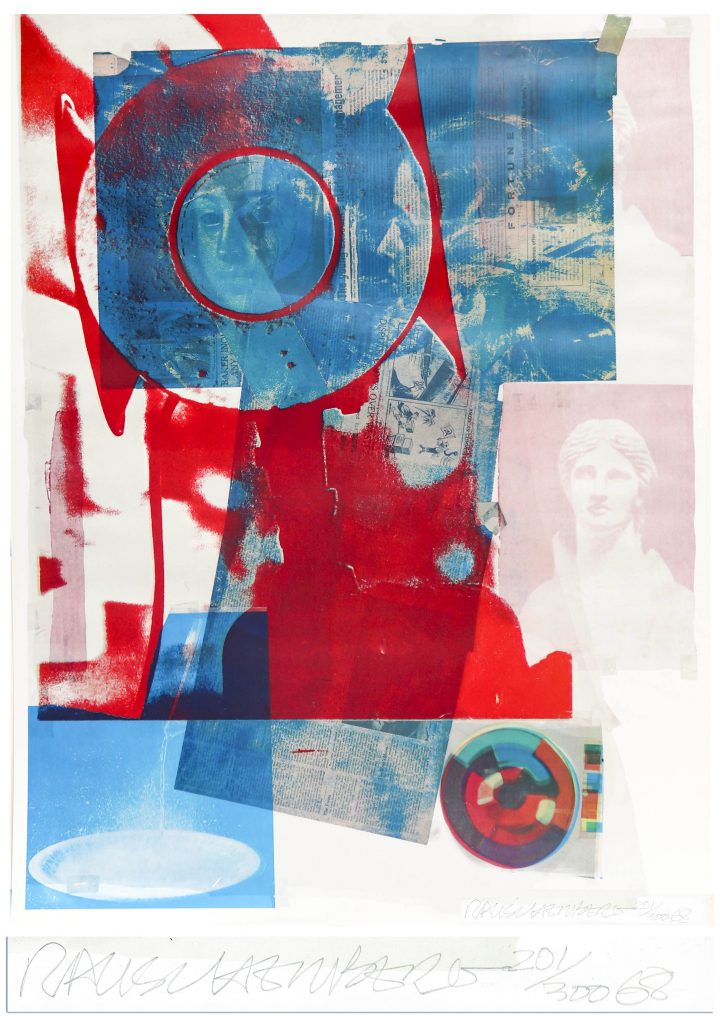 Robert Rauschenberg Signed Limited Lithograph