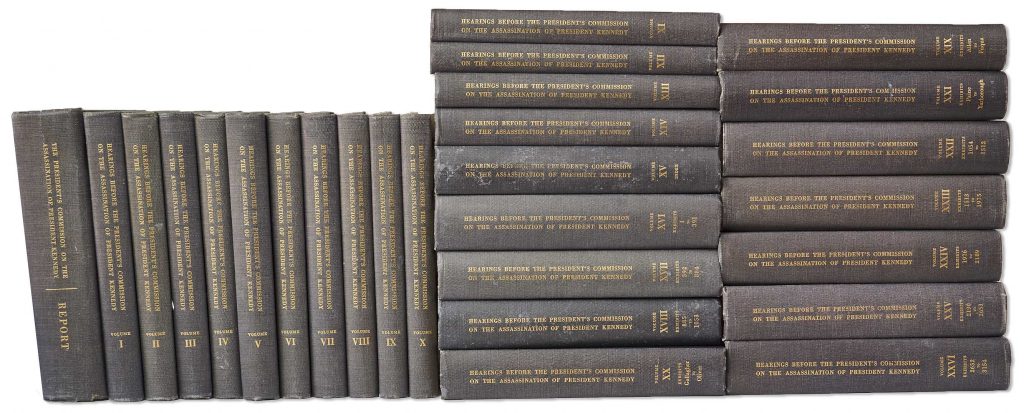  Warren Commission Reports 27 Volumes