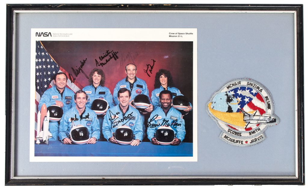 Challenger Shuttle 51-L signed cover