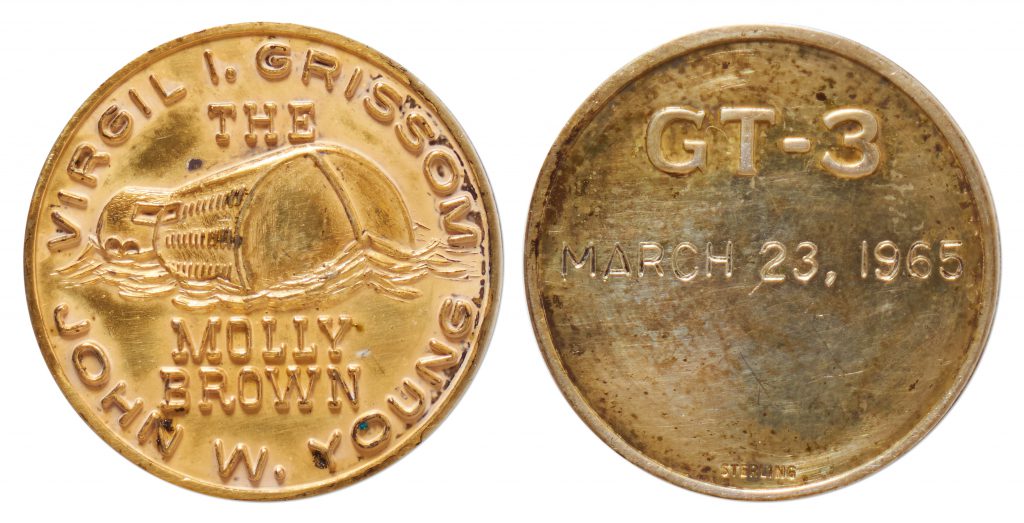 Gemini 4 flown silver Fliteline medallion