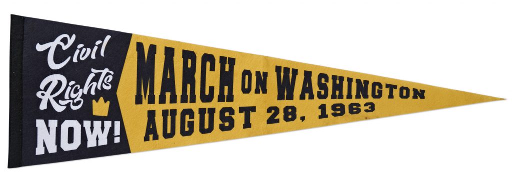 1963 March on Freedom pennant