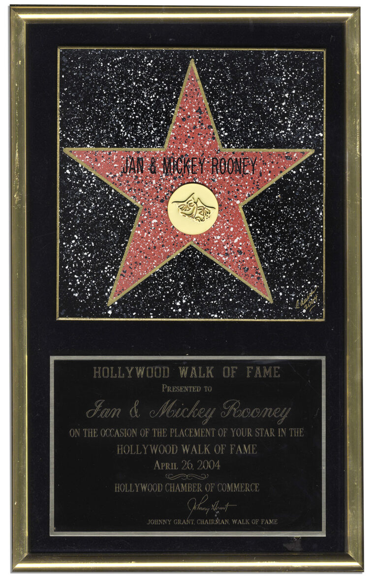 Walk of Fame Awards Are The Name of The Game
