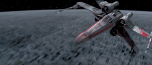 X Wing fighter miniature
