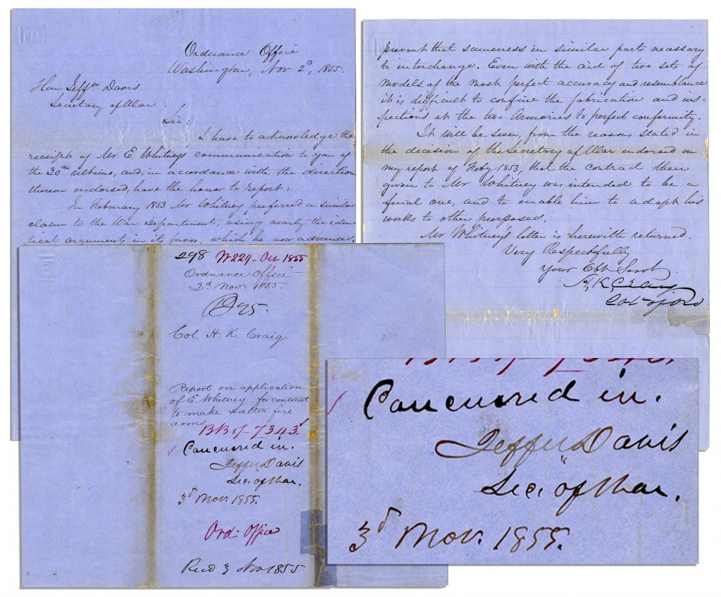 Jefferson Davis Autograph