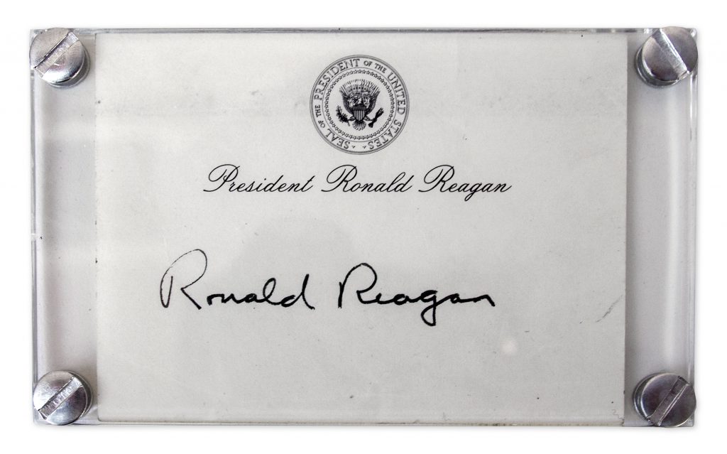 Ronald Reagan Autograph