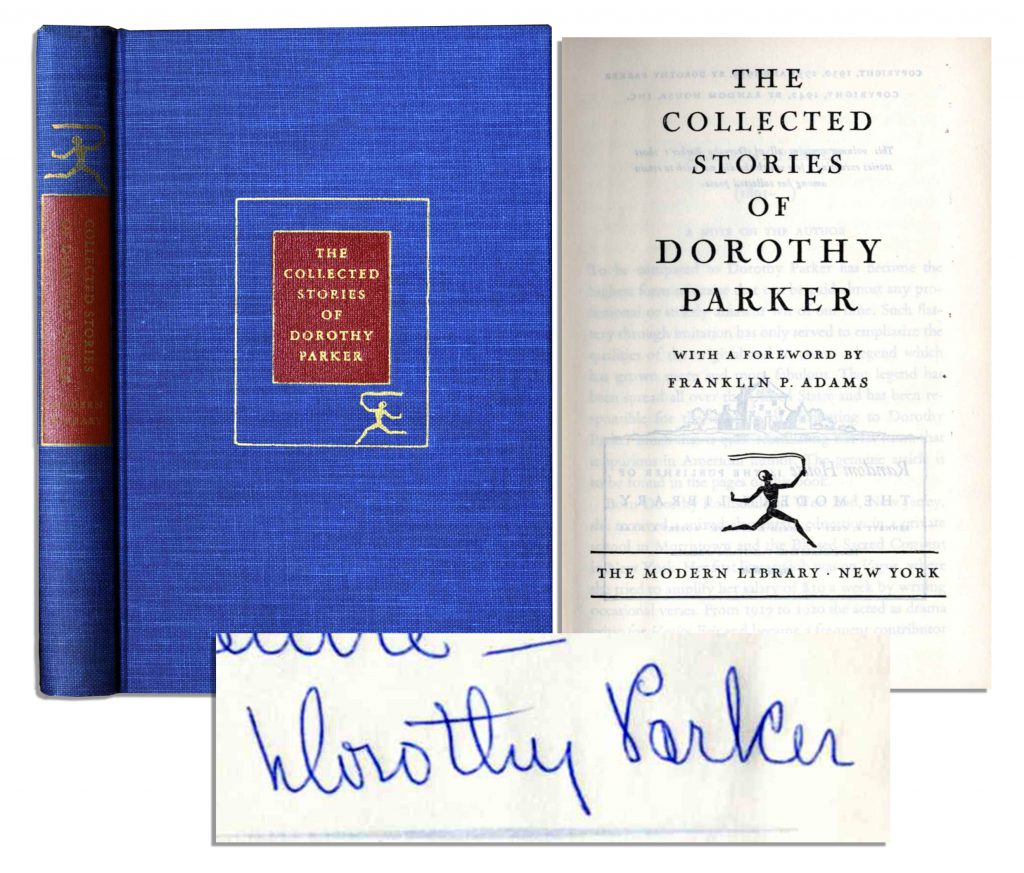Dorothy Parker Autograph