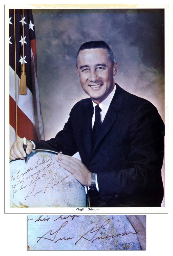 Gus Grissom autograph