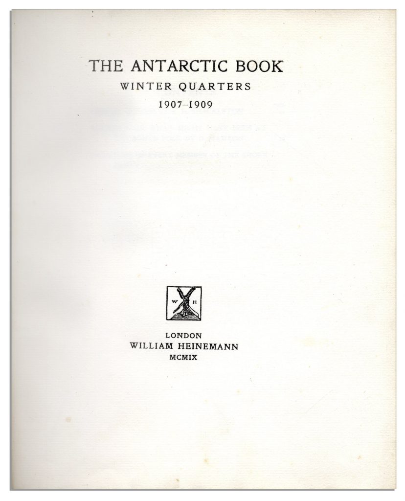 British Antarctic Expedition book