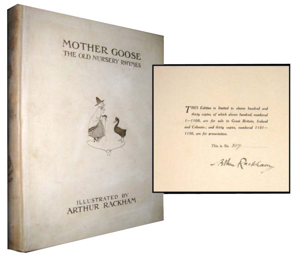 Arthur Rackham Mother Goose Signed