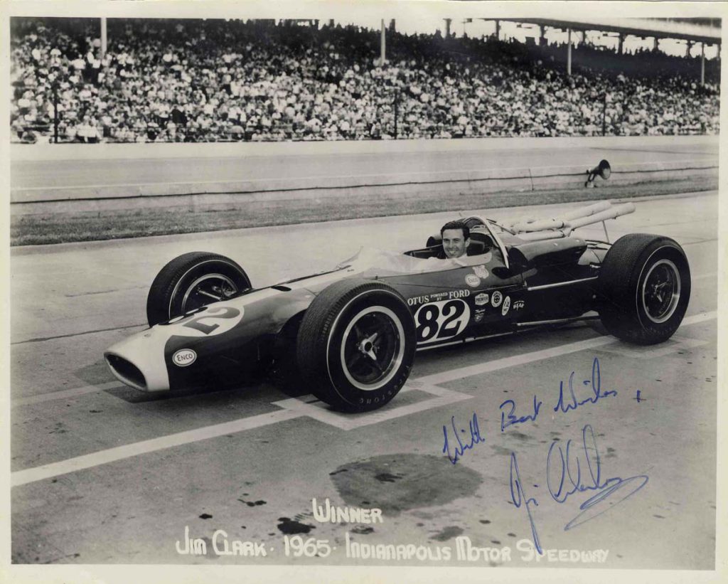 Jim Clark Autograph