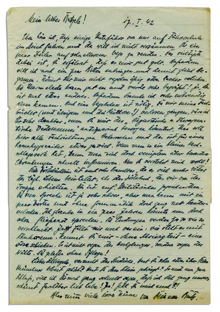 Josef Mengele autograph