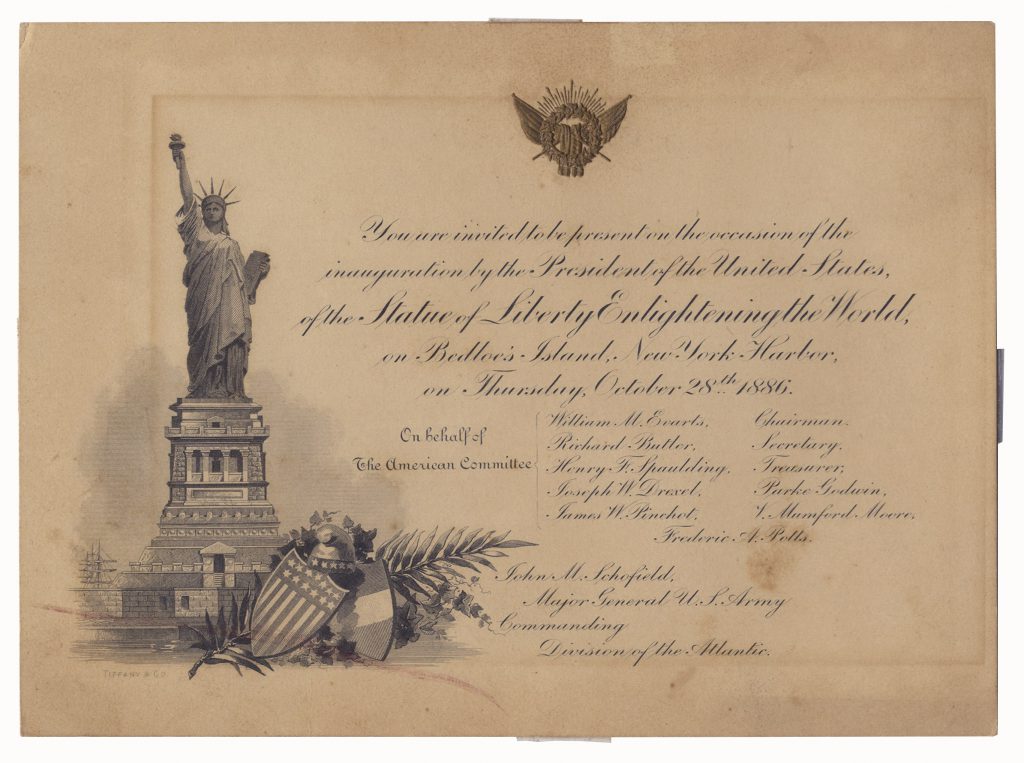 Frederic Auguste Bartholdi autograph