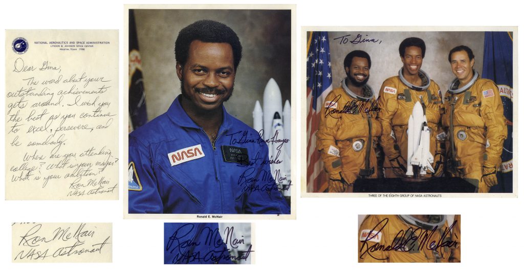 Challenger autographs
