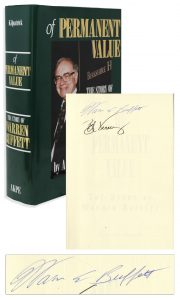 Warren Buffett autograph