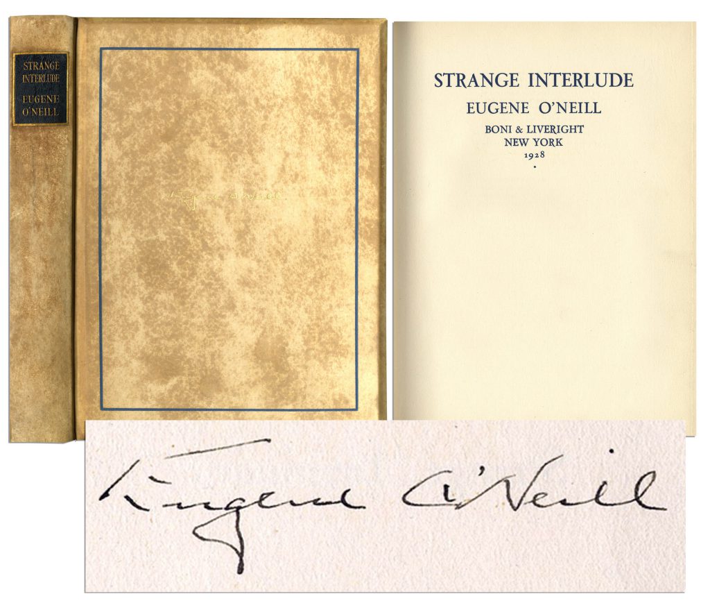 Eugene ONeill autograph