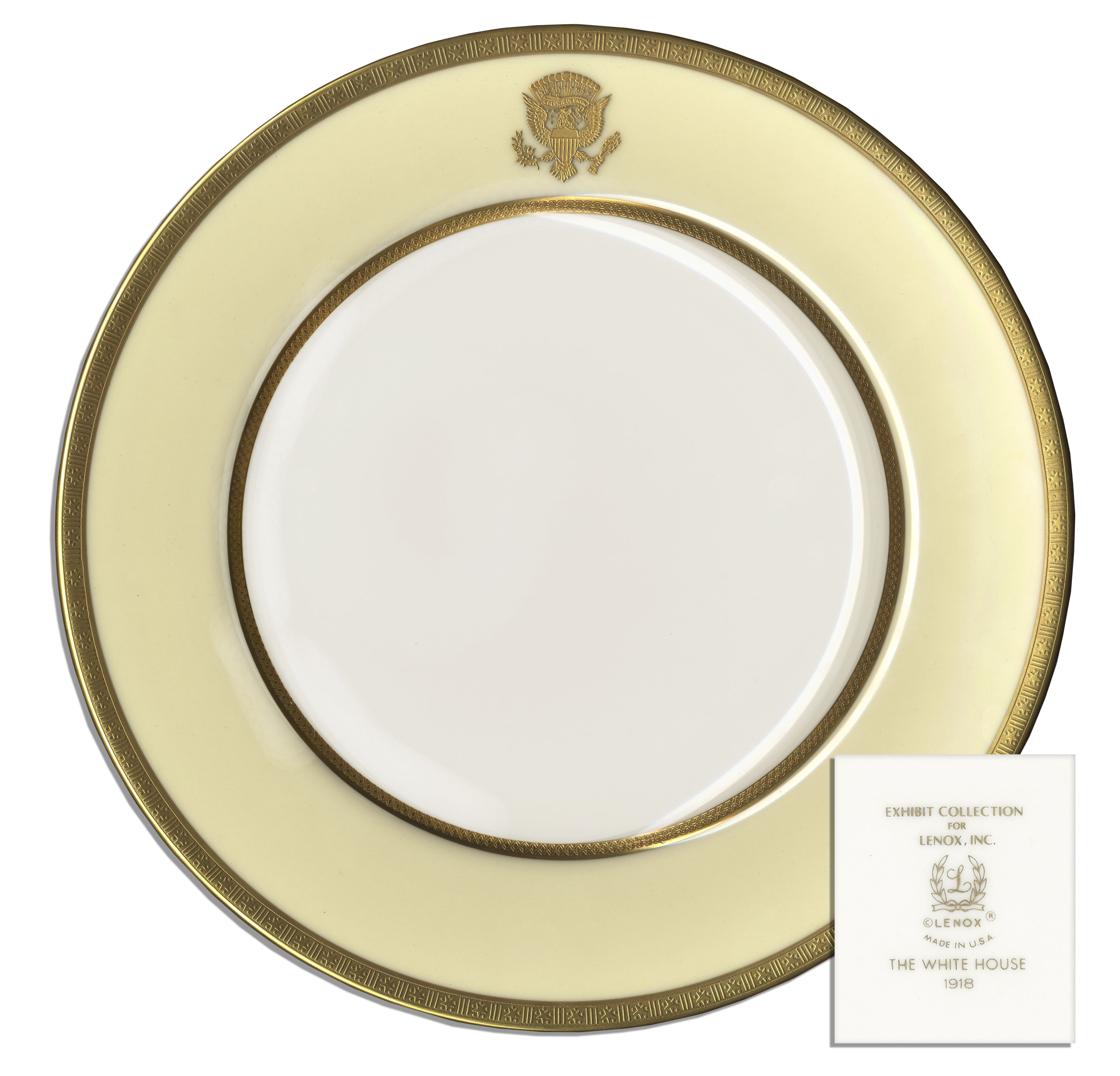 Sell or Auction Your Woodrow Wilson White House Service Plate