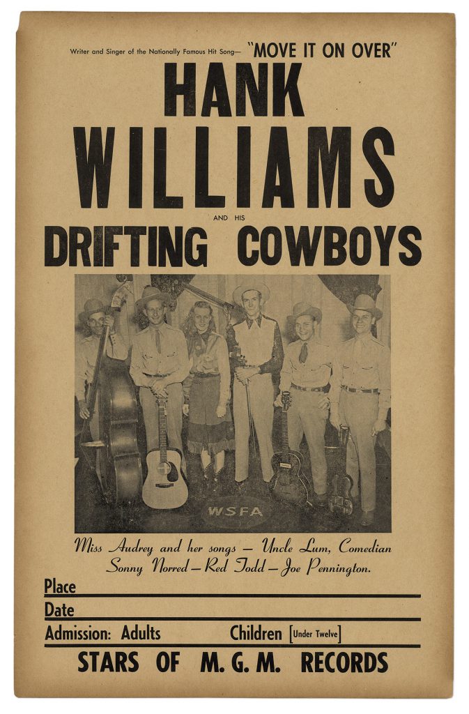 Hank Williams Sr poster