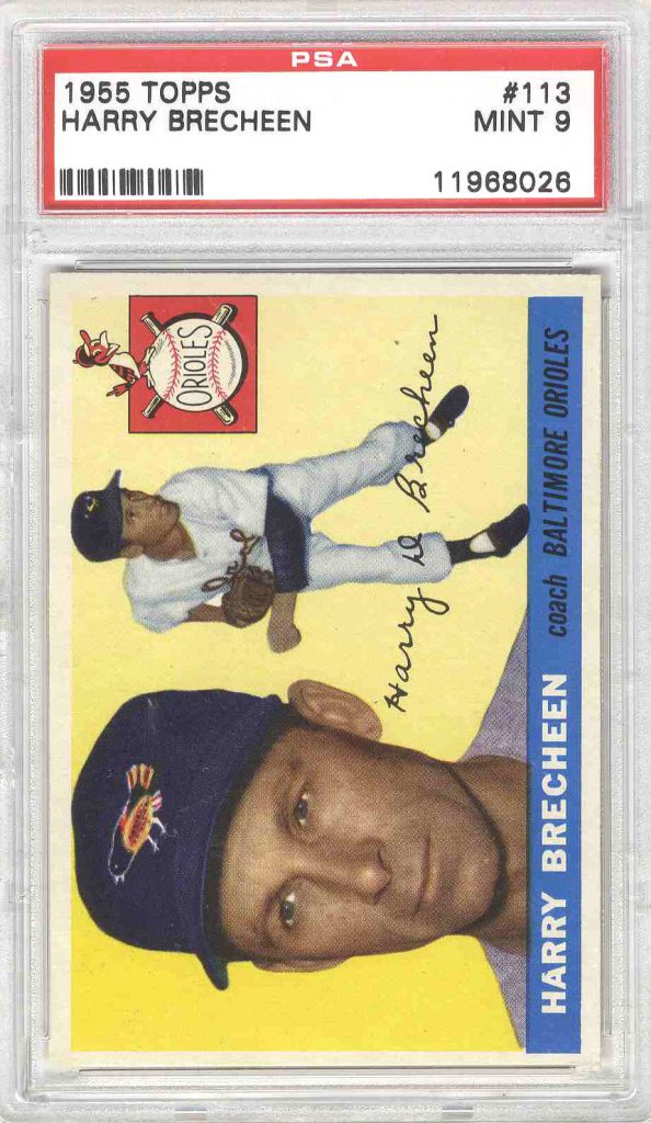 1955 Topps Harry Brecheen #113 PSA 9