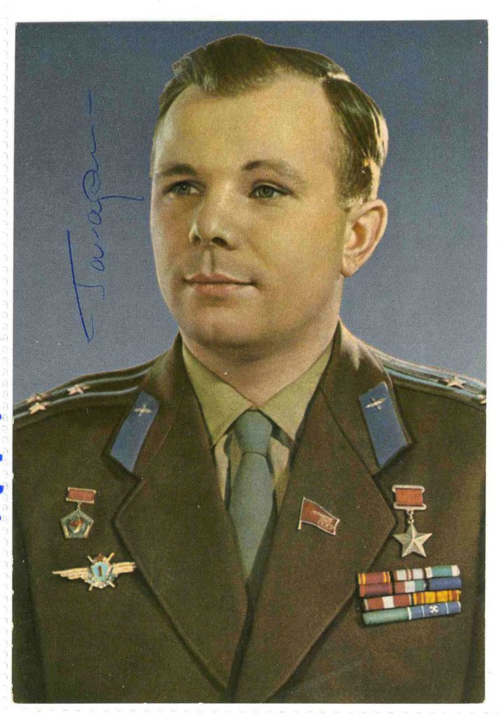 Yuri Gagarin autograph 