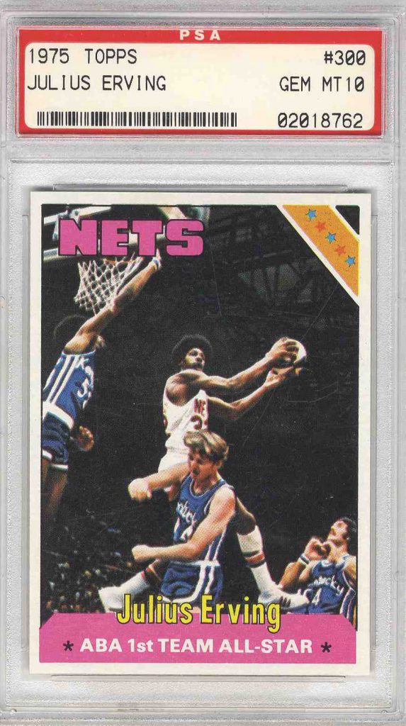 1975 Topps Julius Erving #300 PSA 10