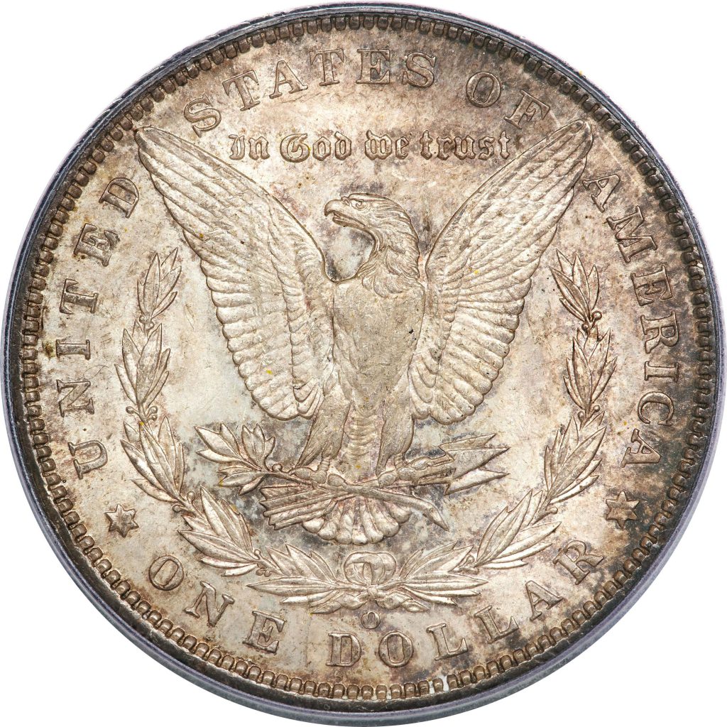 1895 O Morgan Dollar $1 PCGS MS62