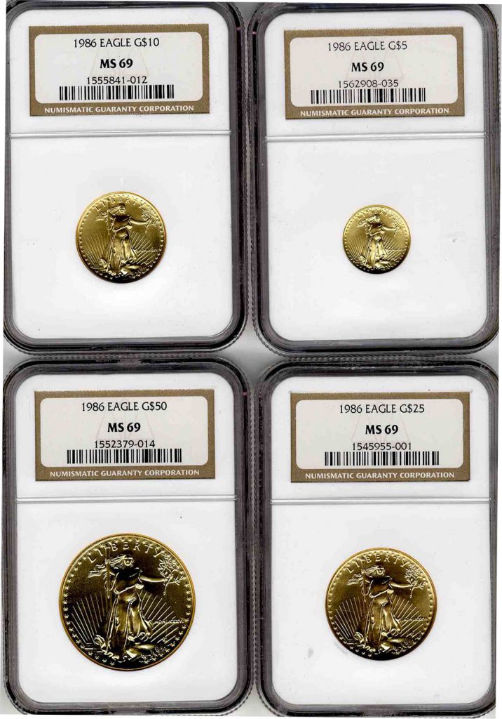 1986 Gold Eagle Set