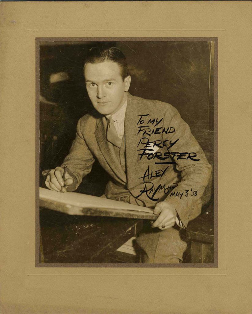 Alex Raymond autograph