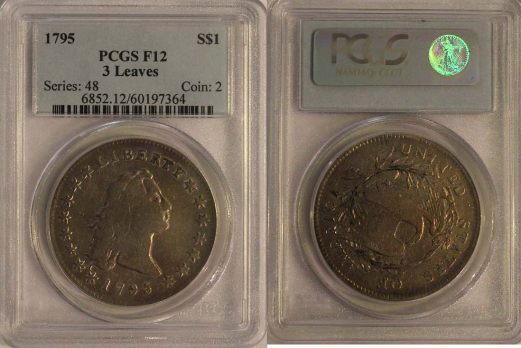 1795 Flowing Hair Dollar $1 PCGS F12