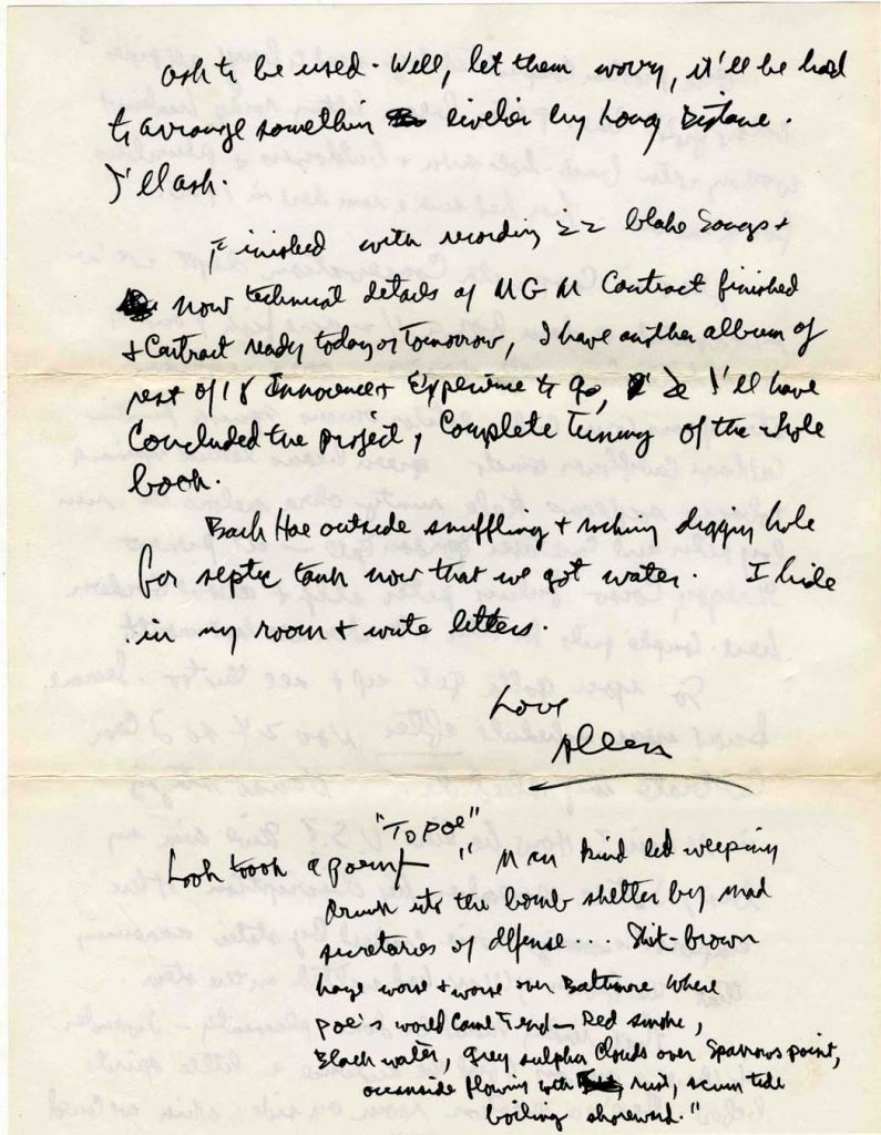 Allen Ginsberg autograph