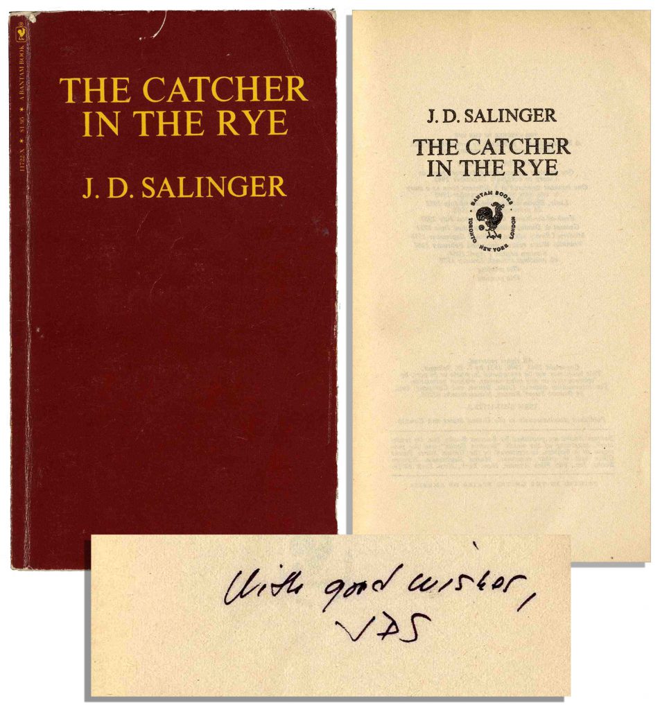 JD Salinger Catcher in the Rye 1st edition