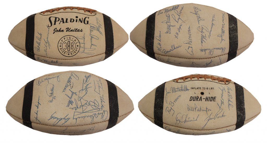 1959 Baltimore Colts football signed item