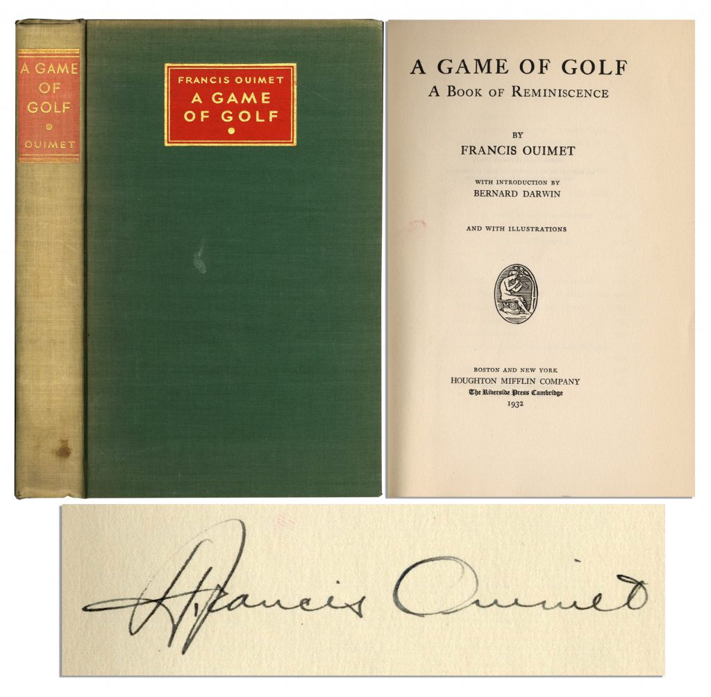 Game of Golf Book of Reminiscence limited edition signed