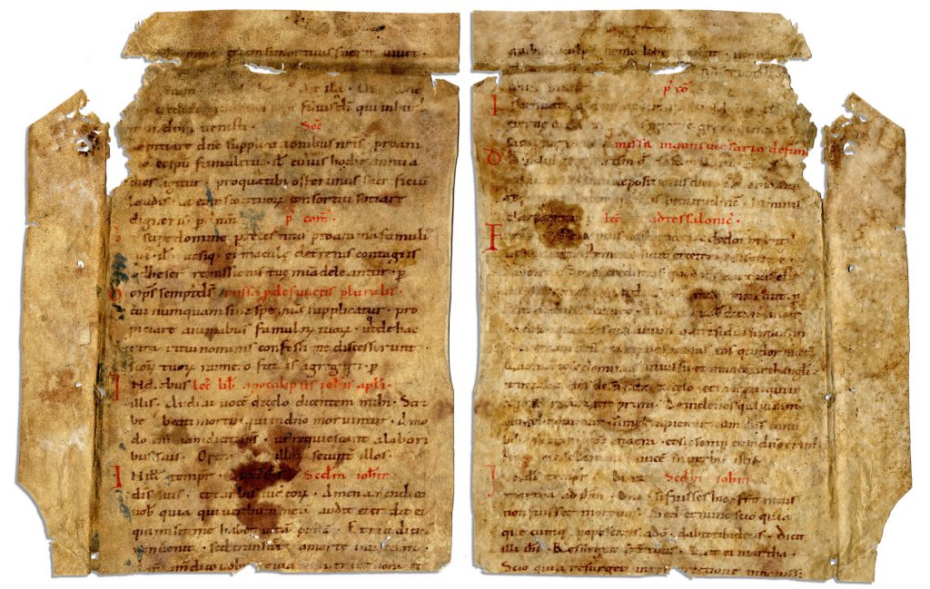 12th Century Bible leaf