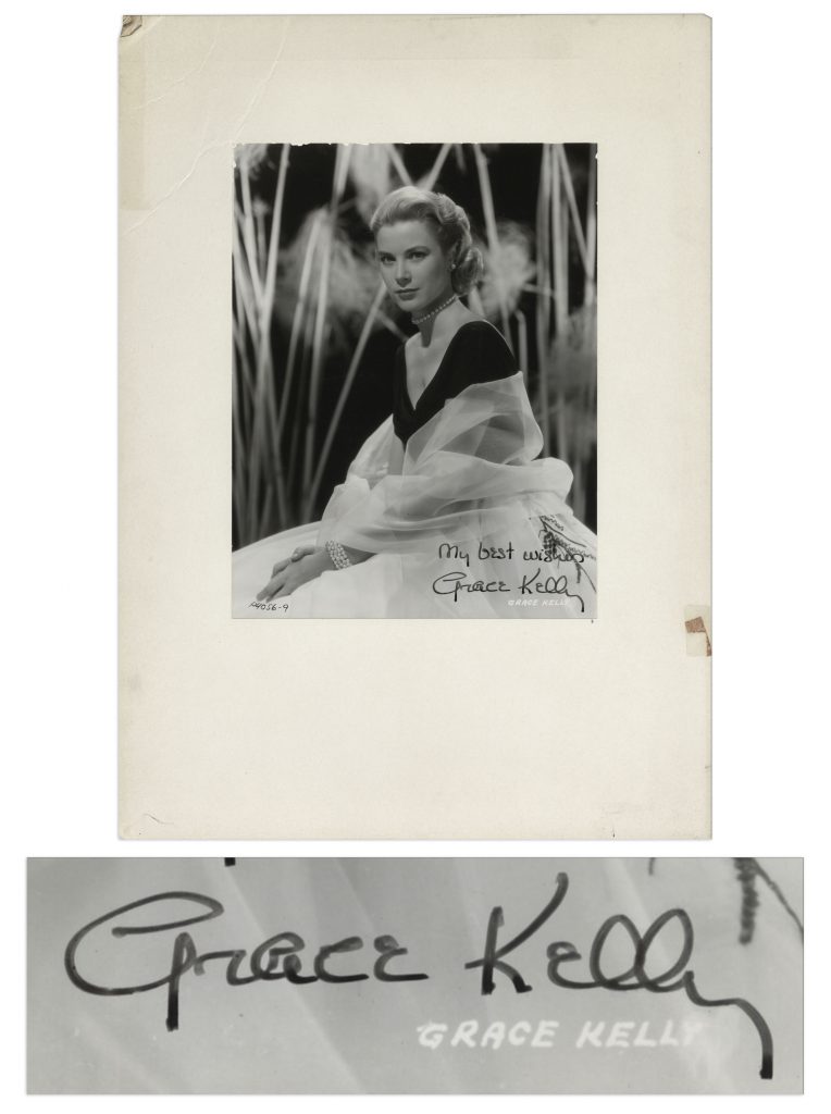 Rita Hayworth autograph