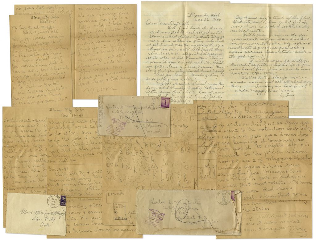 Pearl Harbor letter