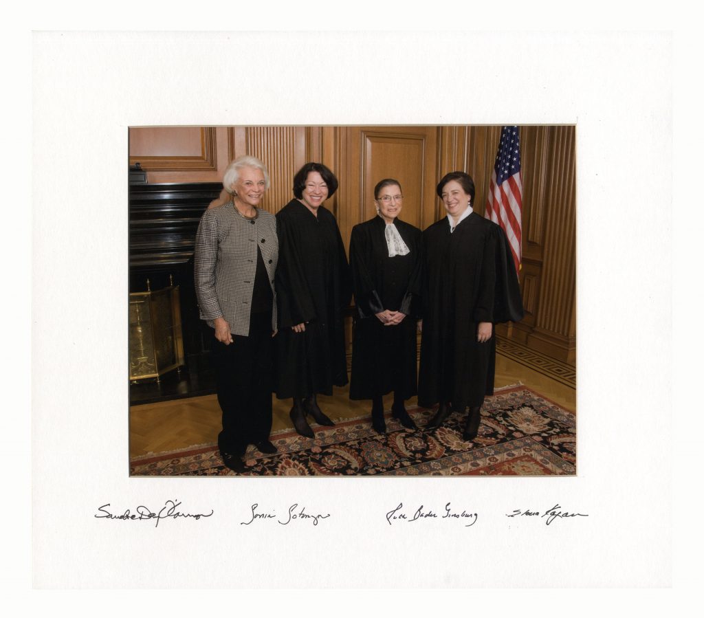 Ruth Bader Ginsburg autograph