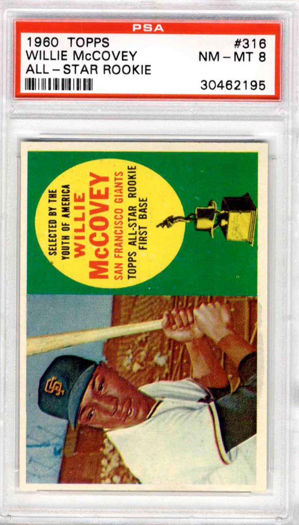 1960 Topps Willie McCovey #316 PSA 8
