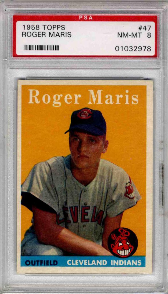 1958 Topps Roger Maris #47 PSA 8