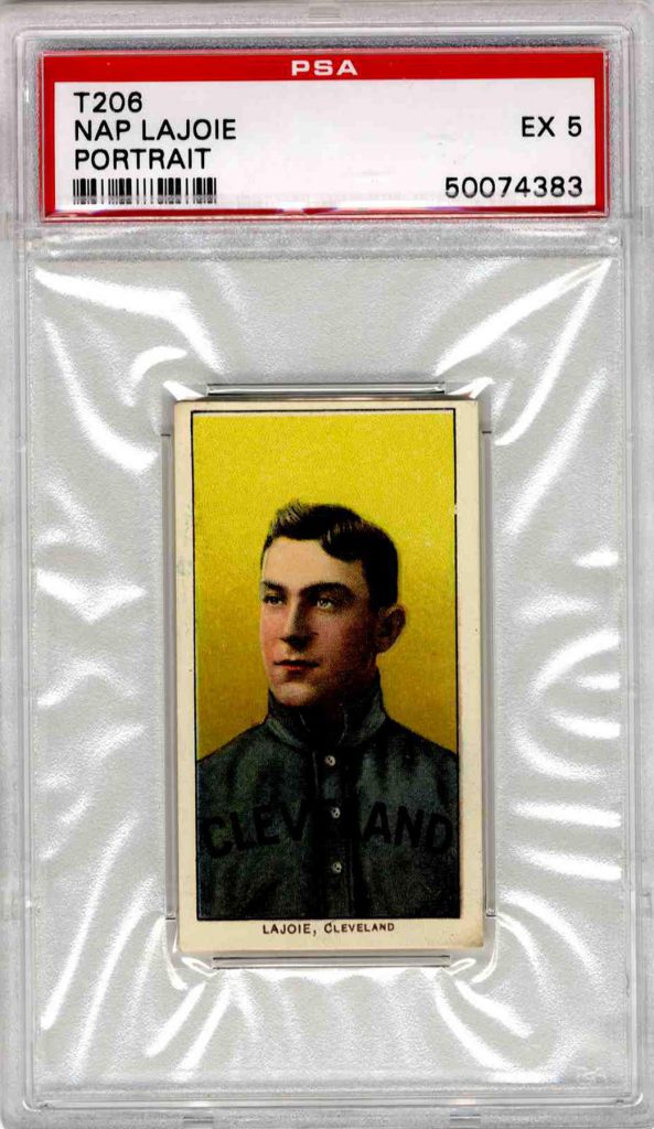 T206 Nap Lajoie portrait PSA 5