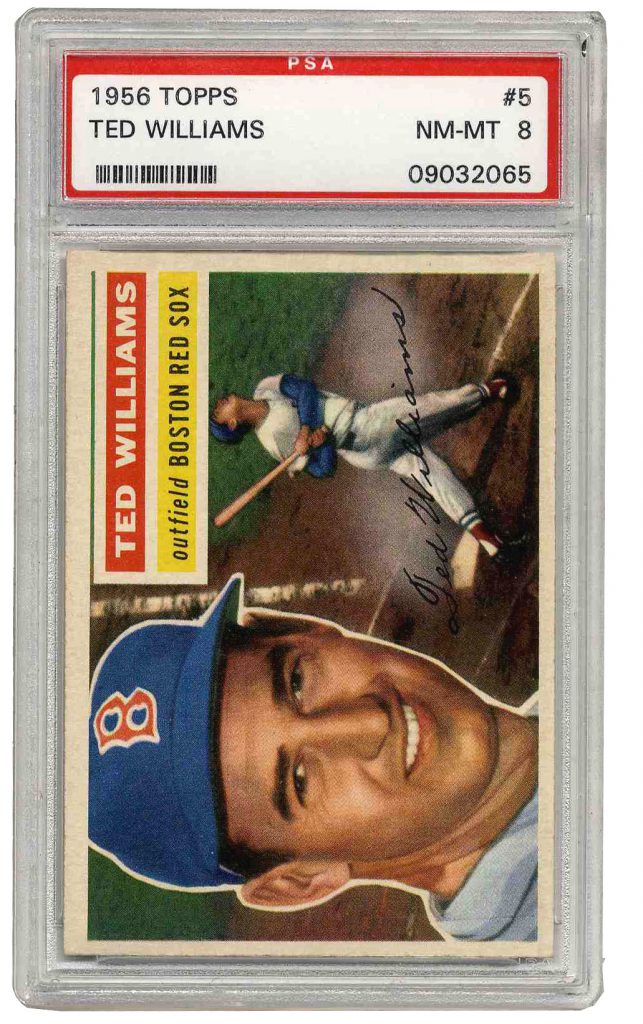 1956 Ted Williams #5 PSA 8 