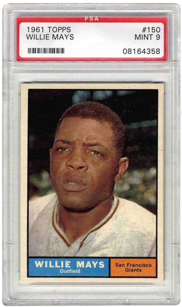 1961 Topps Willie Mays #150 PSA 9