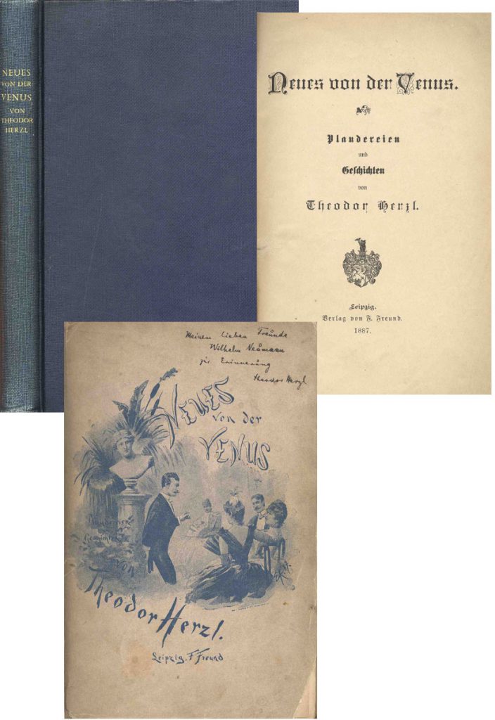 Theodor Herzl autograph