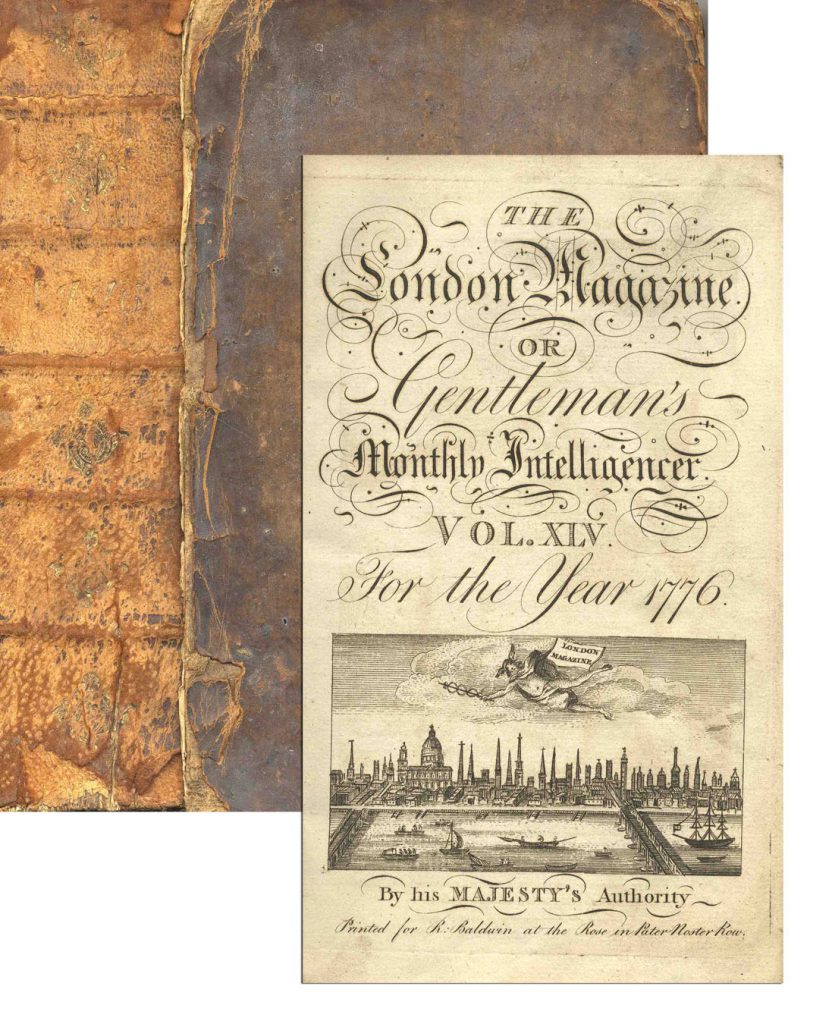 1776 London Magazine or Gentleman's Monthly