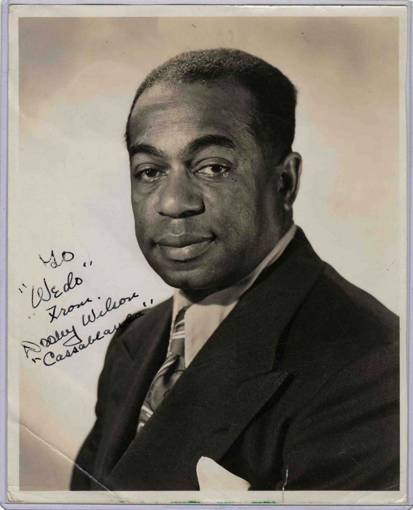 Dooley Wilson autograph
